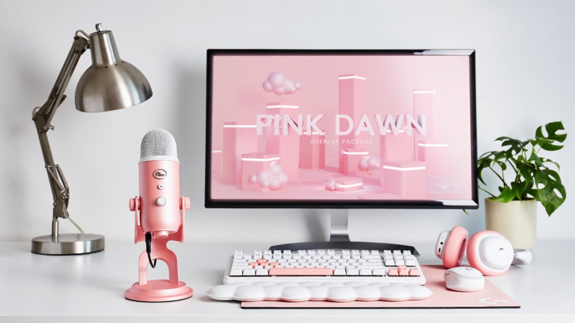 desktop display of logitech's aurora collection