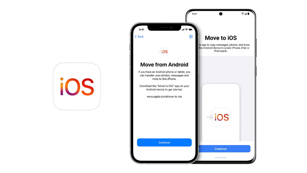 screenshot of move to ios app
