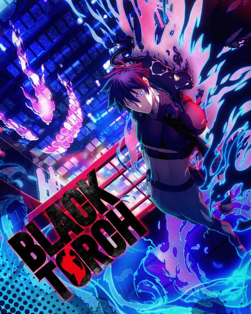 BLACK TORCH anime key art