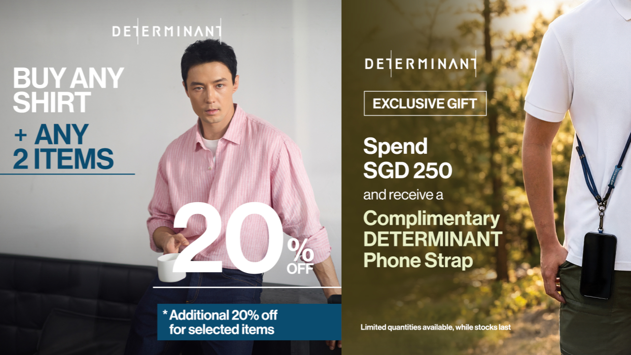 DETERMINANT Father’s Day shirt promotion