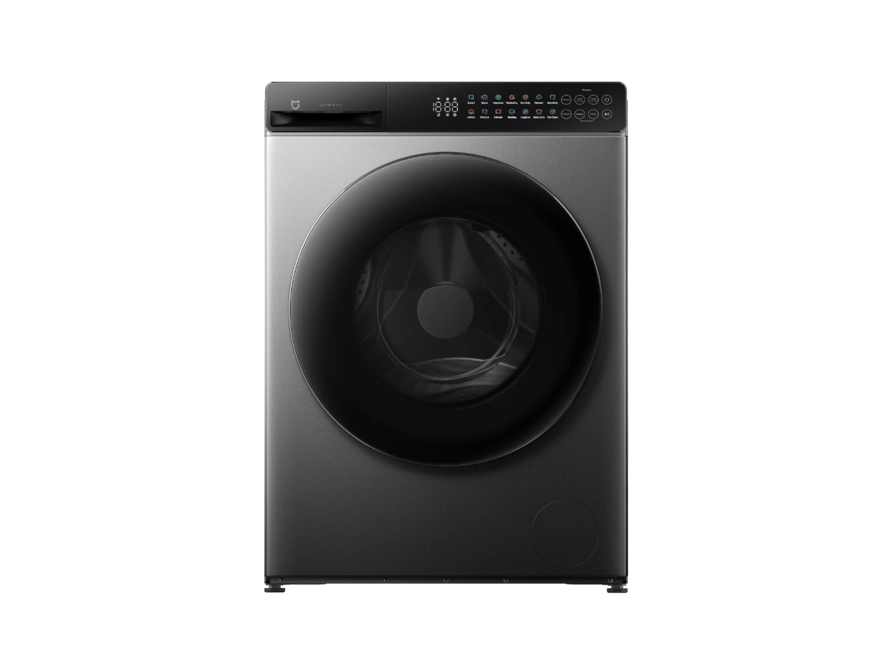Front view of the silver-grey Mijia Front Load Washer Dryer 10.5kg.