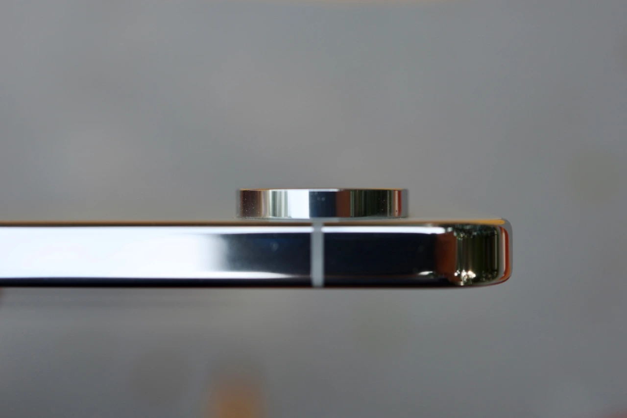 Side profile of the Google Pixel 11 Pro XL showing the raised rear camera bar.